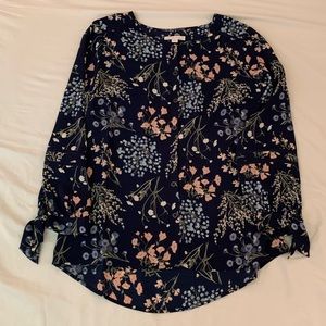 Floral Button Down Blouse